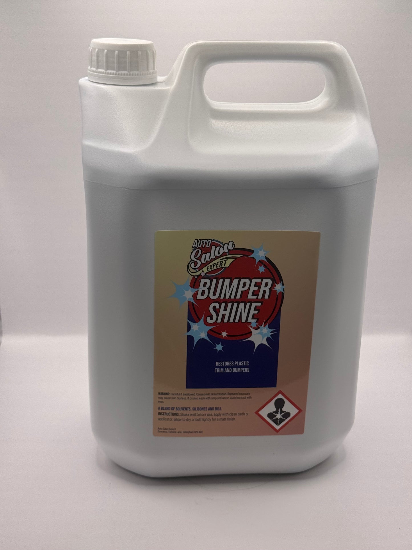Auto Salon Car Care Bumper Shine 5L – Restores & Protects Plastic Trim