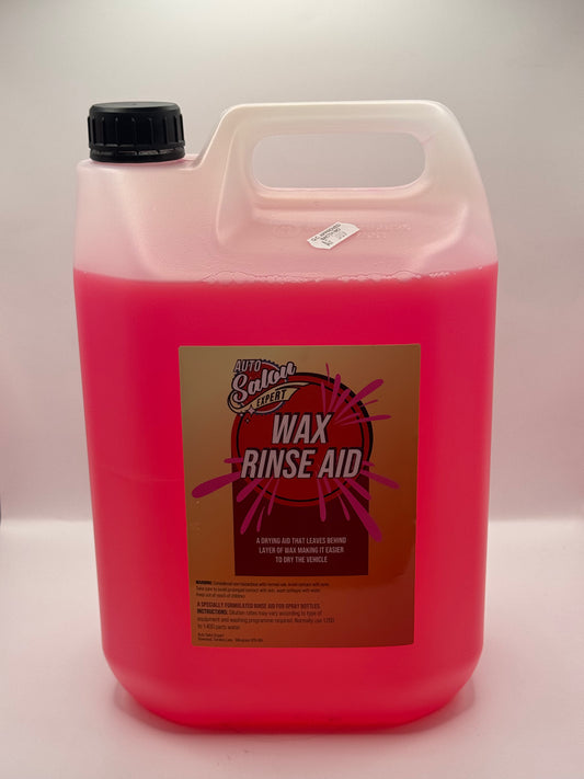 Wax Rinse Aid 5L Hydrophobic Car Protection – Auto Salon Car Care
