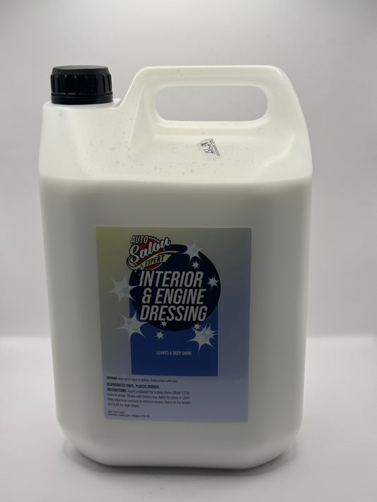 Interior and Engine Dressing 5L Silicone-Based Finish – Auto Salon Car Care
